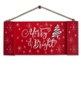 Plaque - Merry & Bright