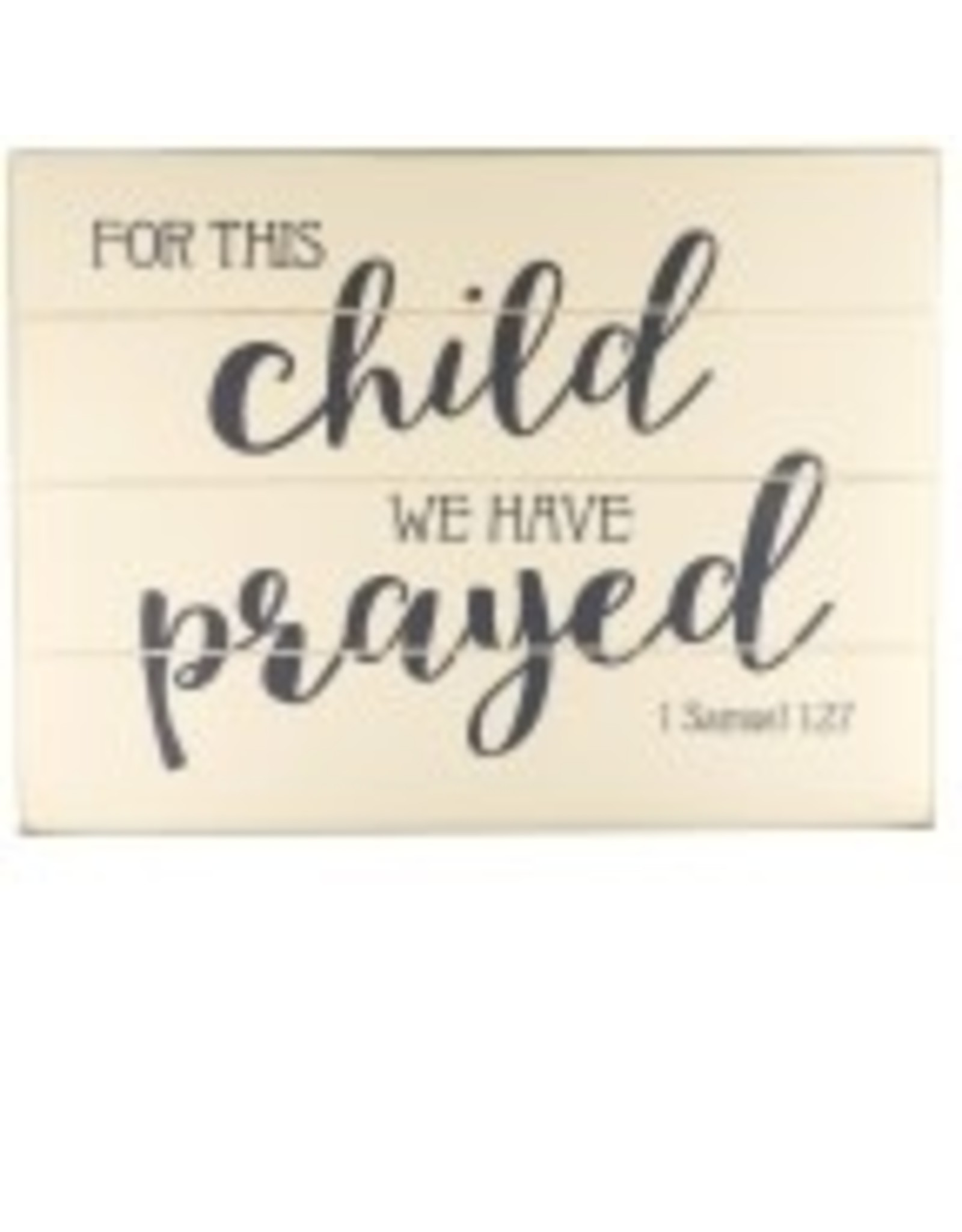 Abbey & CA Gift For This Child We Have Prayed - Wall Decor