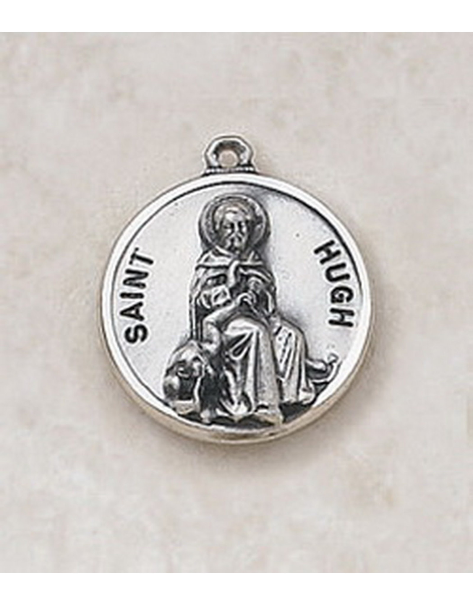 Medal - St. Hugh, Sterling Silver - 24" Chain