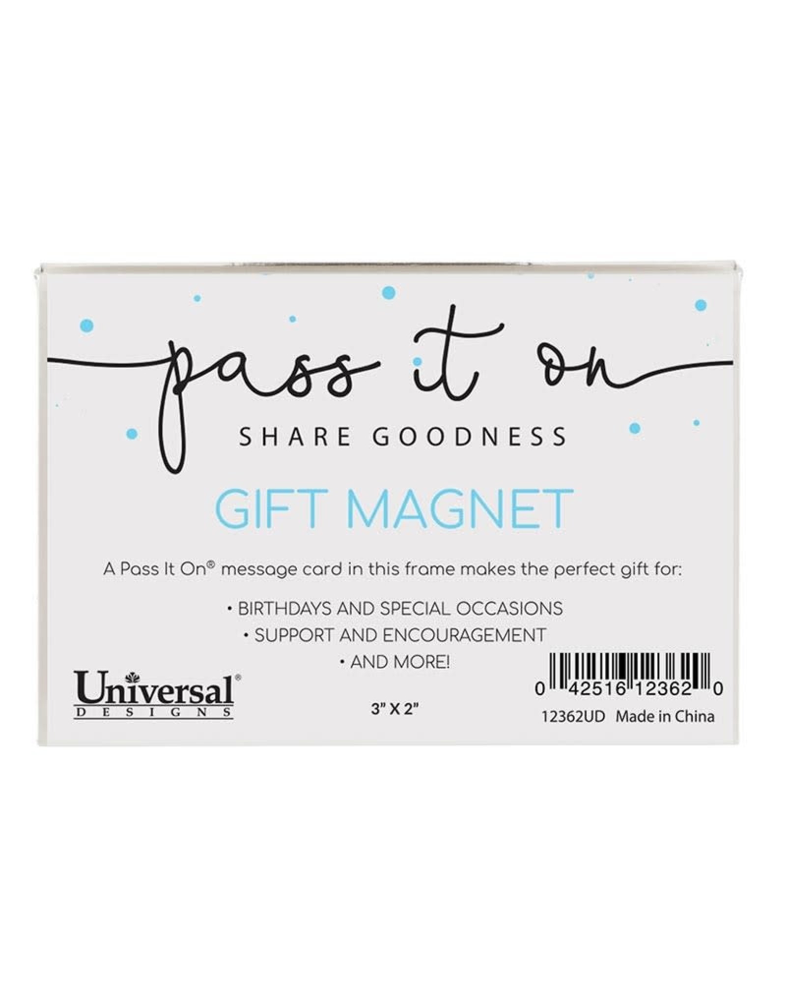 Universal Designs Magnetic Frame for Pass It On