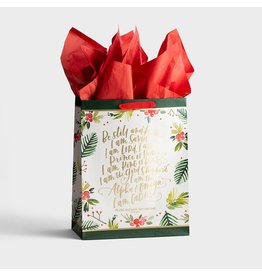 Dayspring Christmas Gift Bag - Be Still (Large)