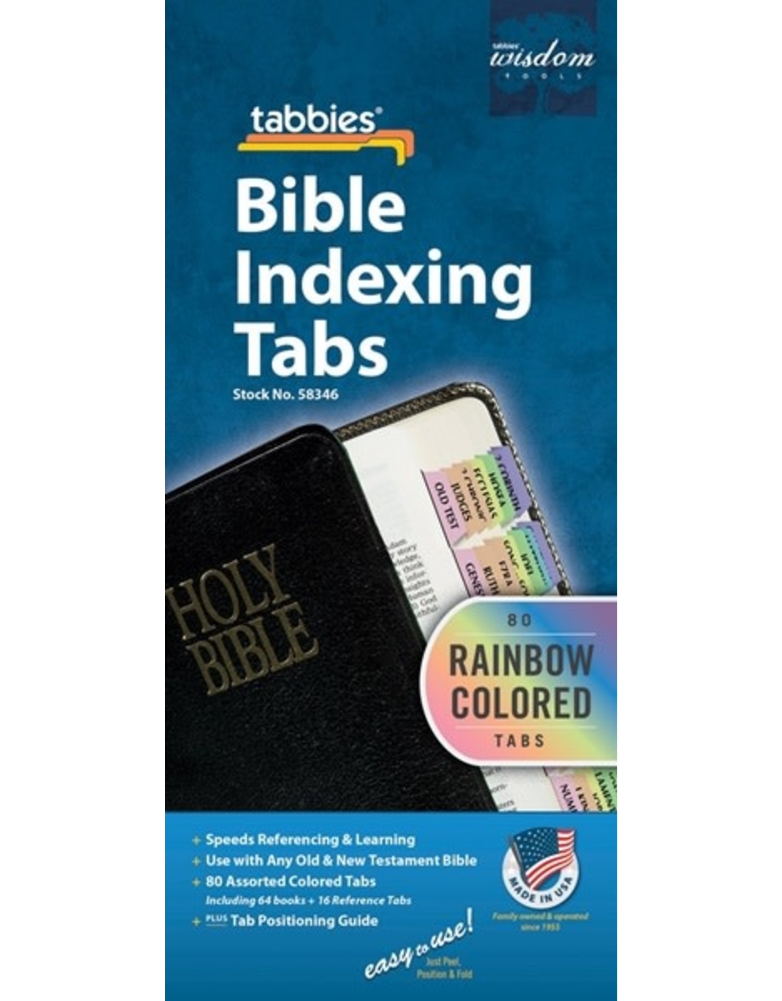 Tabbies Bible Tabs-Catholic-Rainbow