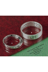 Ring - LPT (Love, Purity, Trust)-Silver Plated-Size 12