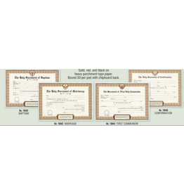 Donnelly Lithographed Certificates - Confirmation (Pad of 50)