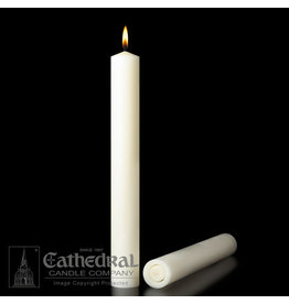 51% Beeswax Altar Candles 2-1/4"x9" APE (4)