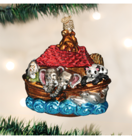 Old World Christmas Ornament - Noah's Ark (Glass)