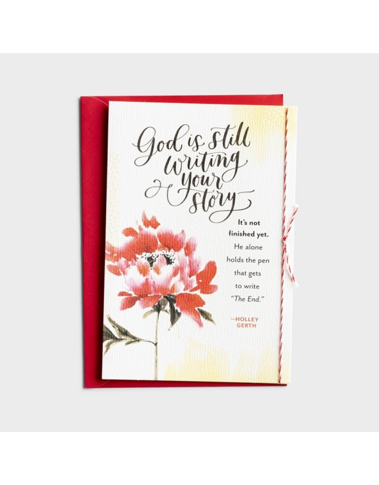 Holley Gerth Encouragement Card - God is Writing Your Story