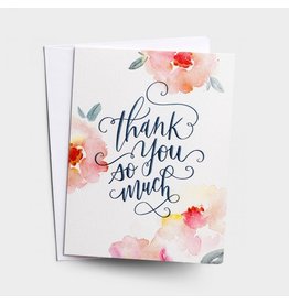 Thank You Card - Pink Floral