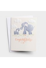 Studio 71 Baby Congratulations Card - Elephant