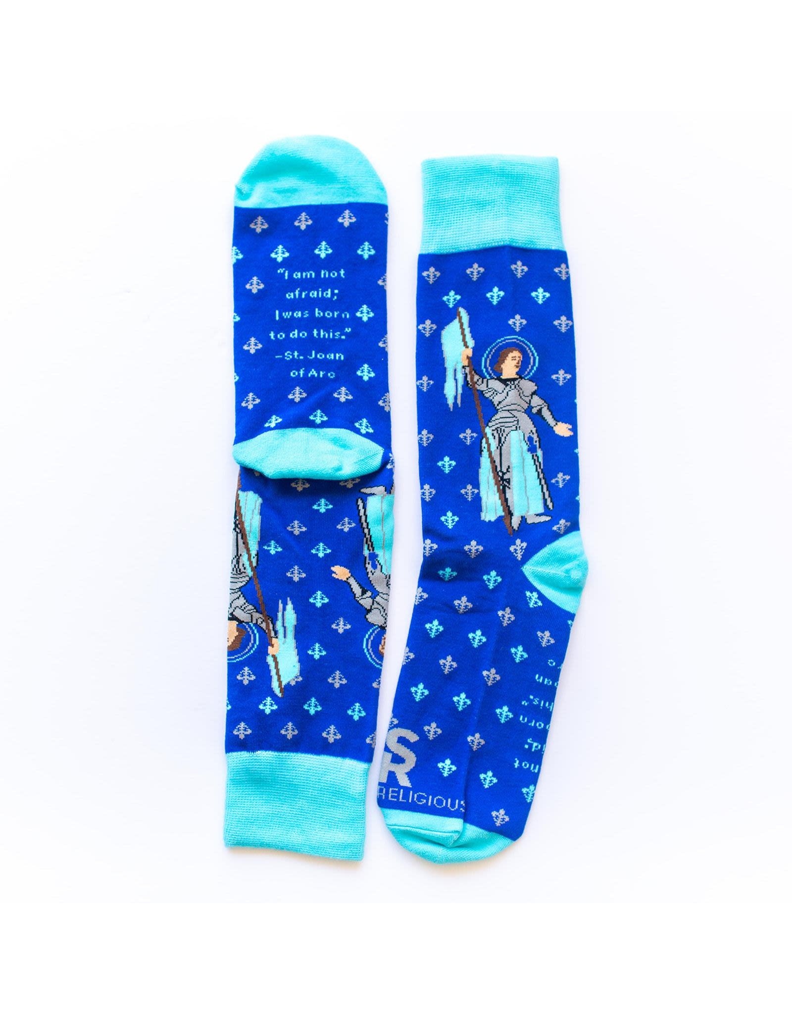 Sock Religious Socks - St. Joan of Arc