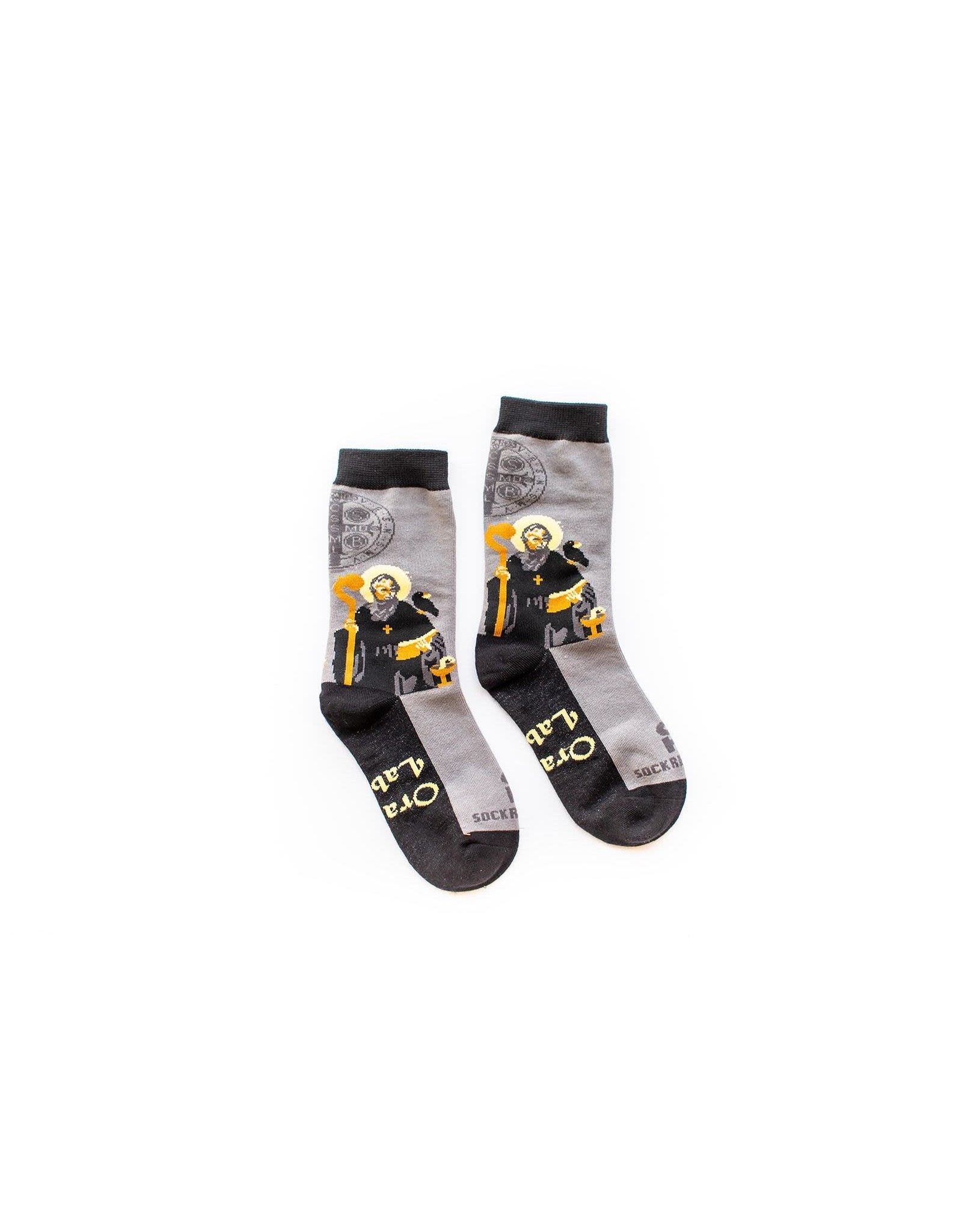 Sock Religious Socks - St. Benedict