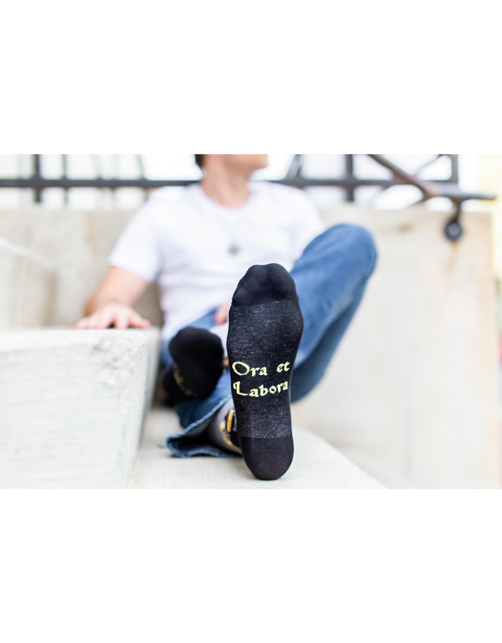 Sock Religious Socks - St. Benedict