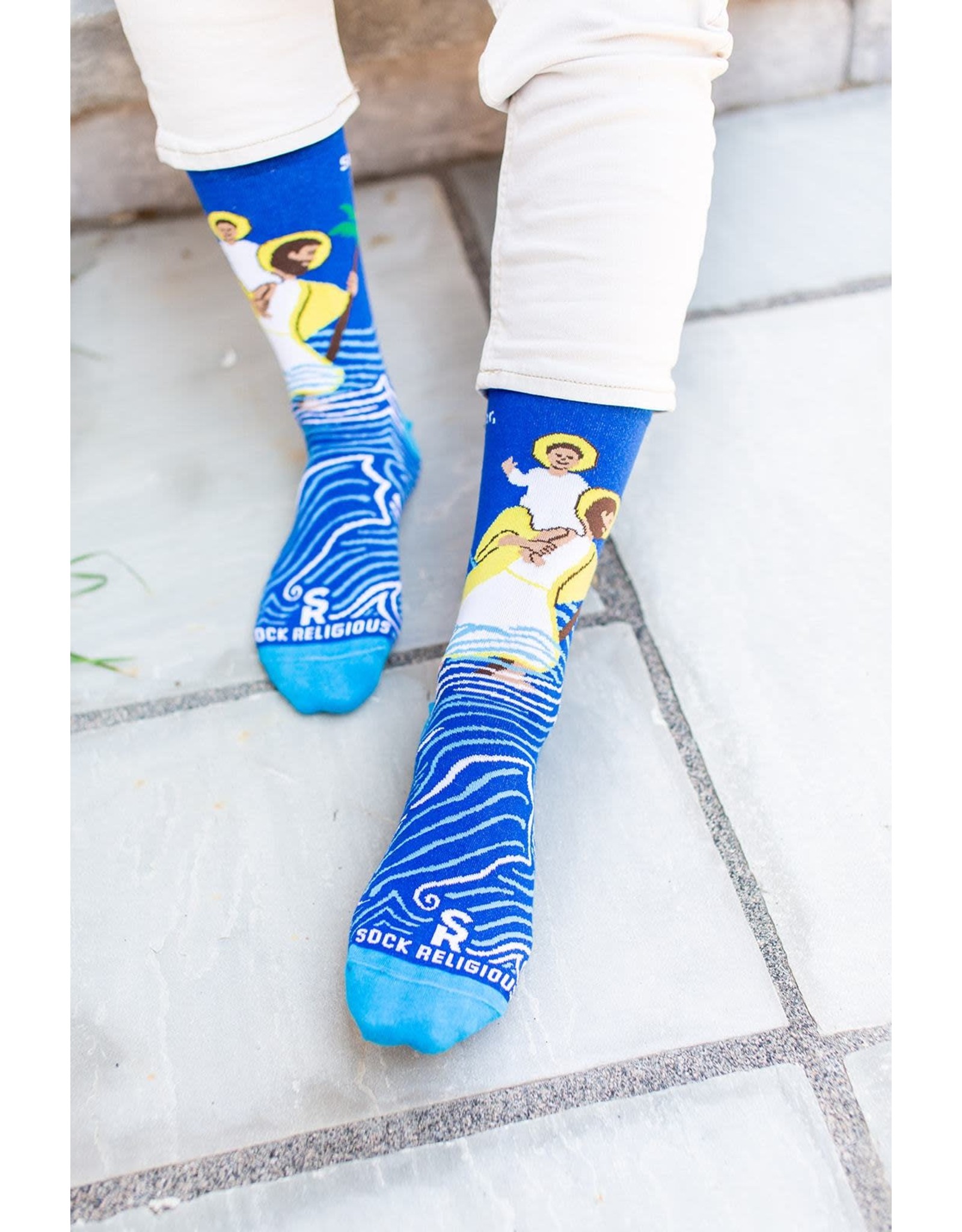 Sock Religious Socks - St. Christopher