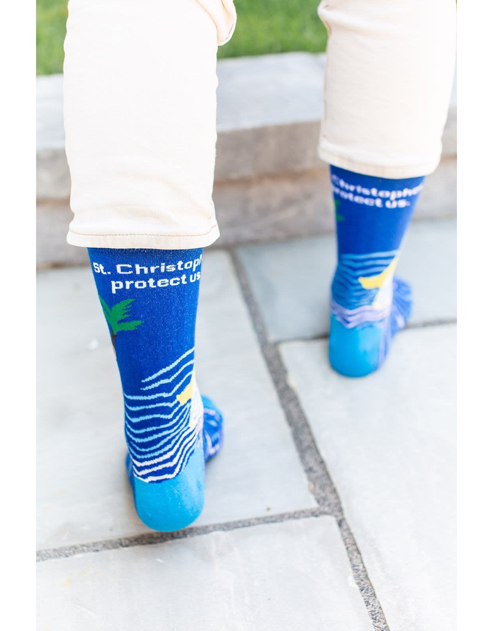 Sock Religious Socks - St. Christopher