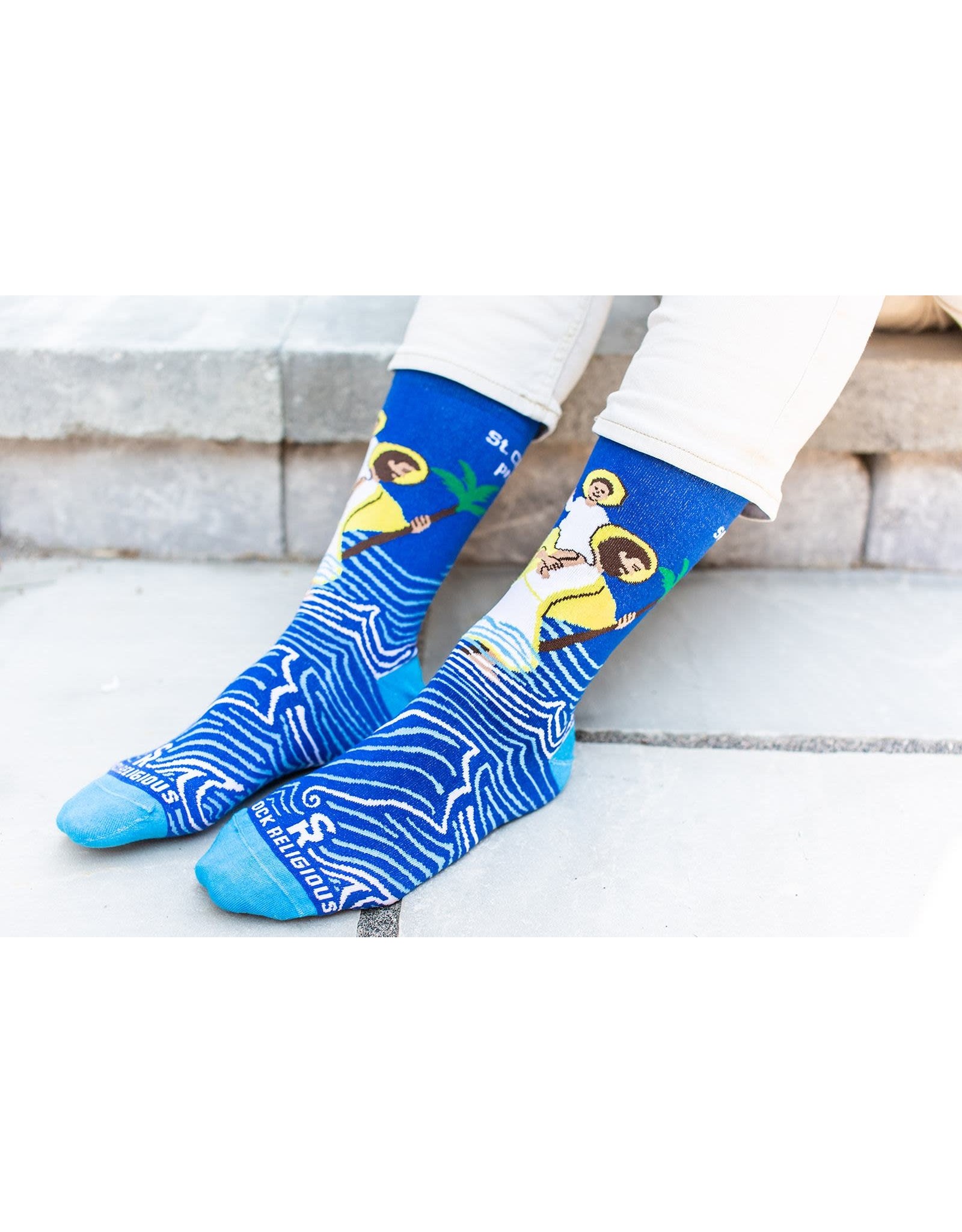 Sock Religious Socks - St. Christopher