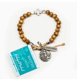 My Saint My Hero Bracelet - Archangel Michael, Protection - Silver (Rooted in Faith)
