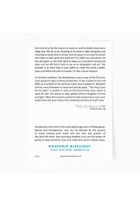 My Saint My Hero Bracelet - Benedictine Blessing - Black/Silver