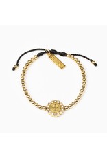 My Saint My Hero Bracelet - Mantra of Beauty & Brilliance - Gold