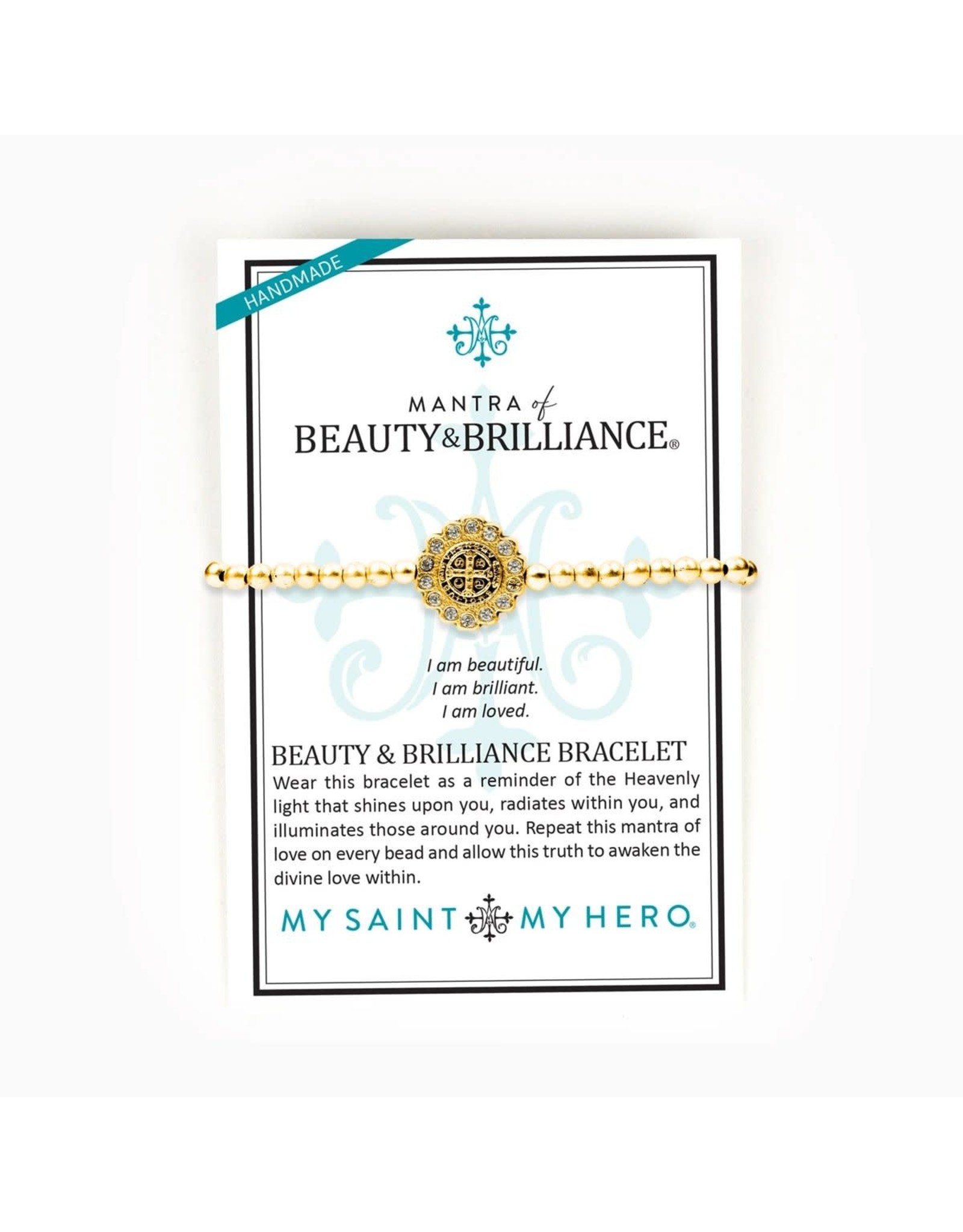 Bracelet - Mantra of Beauty & Brilliance - Gold