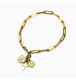 My Saint My Hero Bracelet - Renewal Consecration - Gold