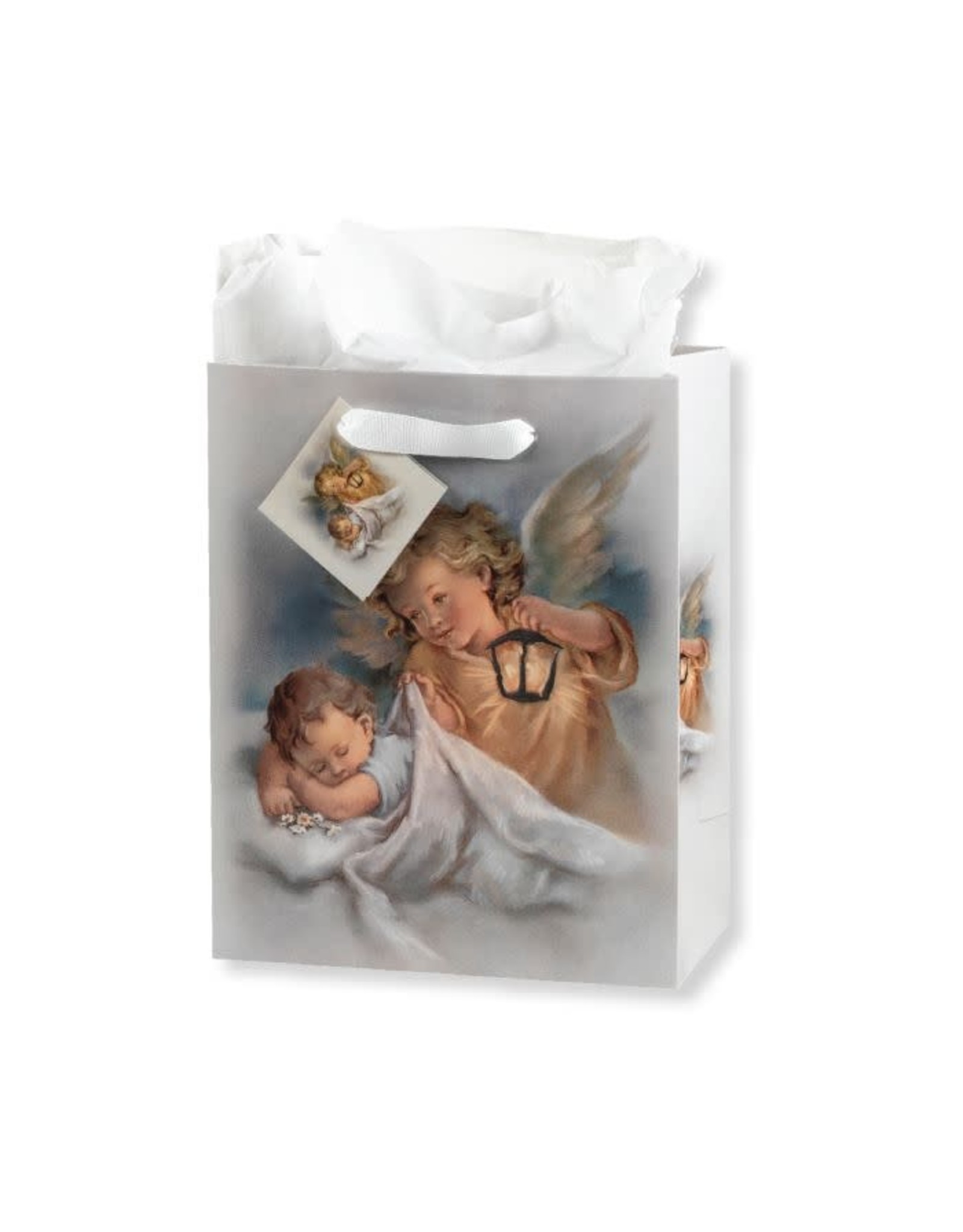 Christian Art Gifts Gift Bag Large Strength & Dignity w/Card & Tissue