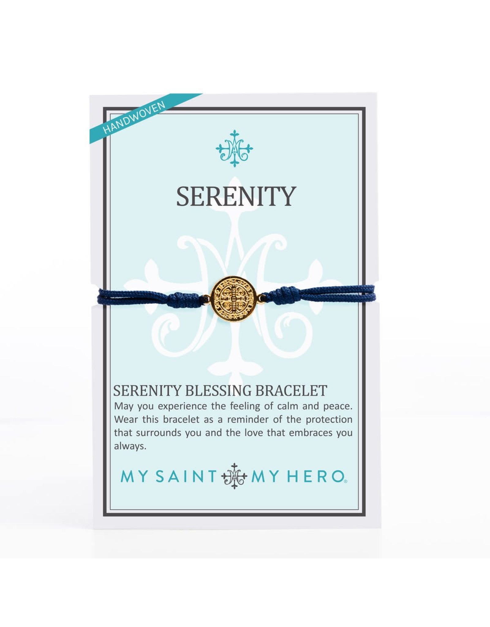 My Saint My Hero Bracelet - Serenity Blessing - Gold/Navy