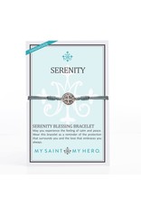 Bracelet - Serenity Blessing - Silver/Slate