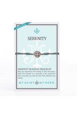 My Saint My Hero Bracelet - Serenity Blessing - Silver/Slate