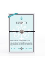 My Saint My Hero Bracelet - Serenity Blessing - Silver/Teal