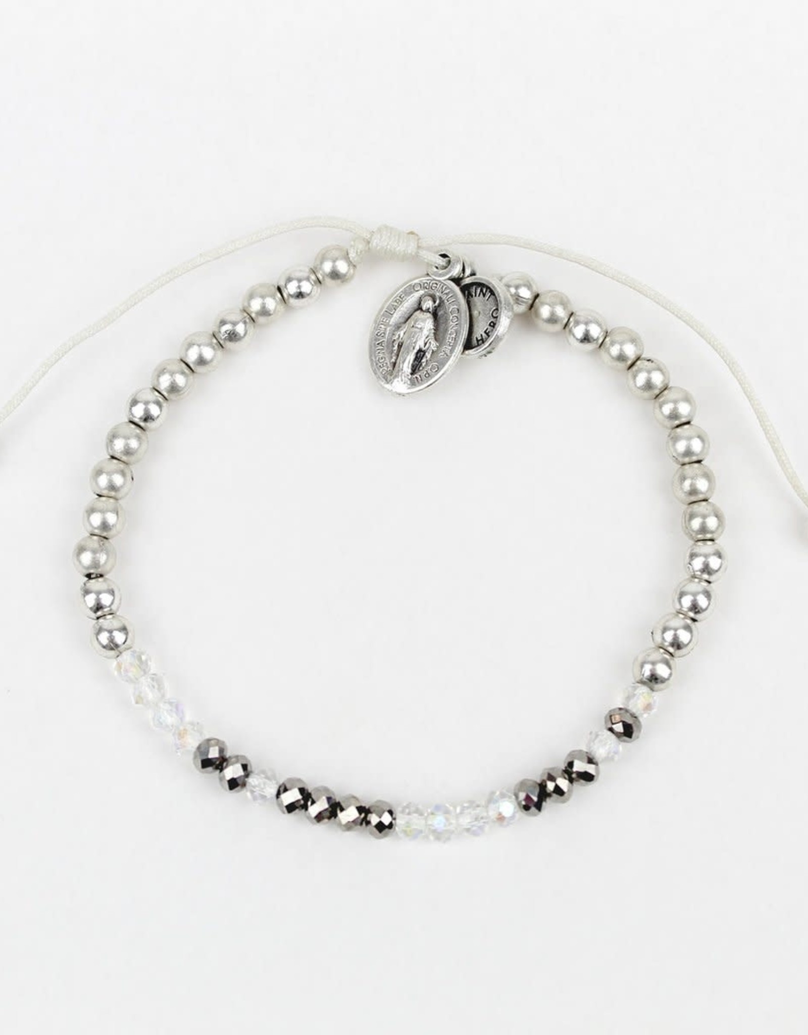 Bracelet - Sponsor. Morse Code - Silver