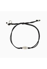 My Saint My Hero Bracelet - Trust - Divine Mercy - Black/Silver