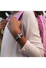 My Saint My Hero Kids Bracelet - Wonderfully Made - Silver/Rainbow