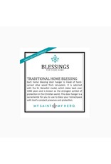 My Saint My Hero "Blessings for your Home" Door Hanger - Wood