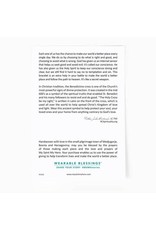 My Saint My Hero Necklace - Benedictine Blessing, Gold Rim (24" Chain)