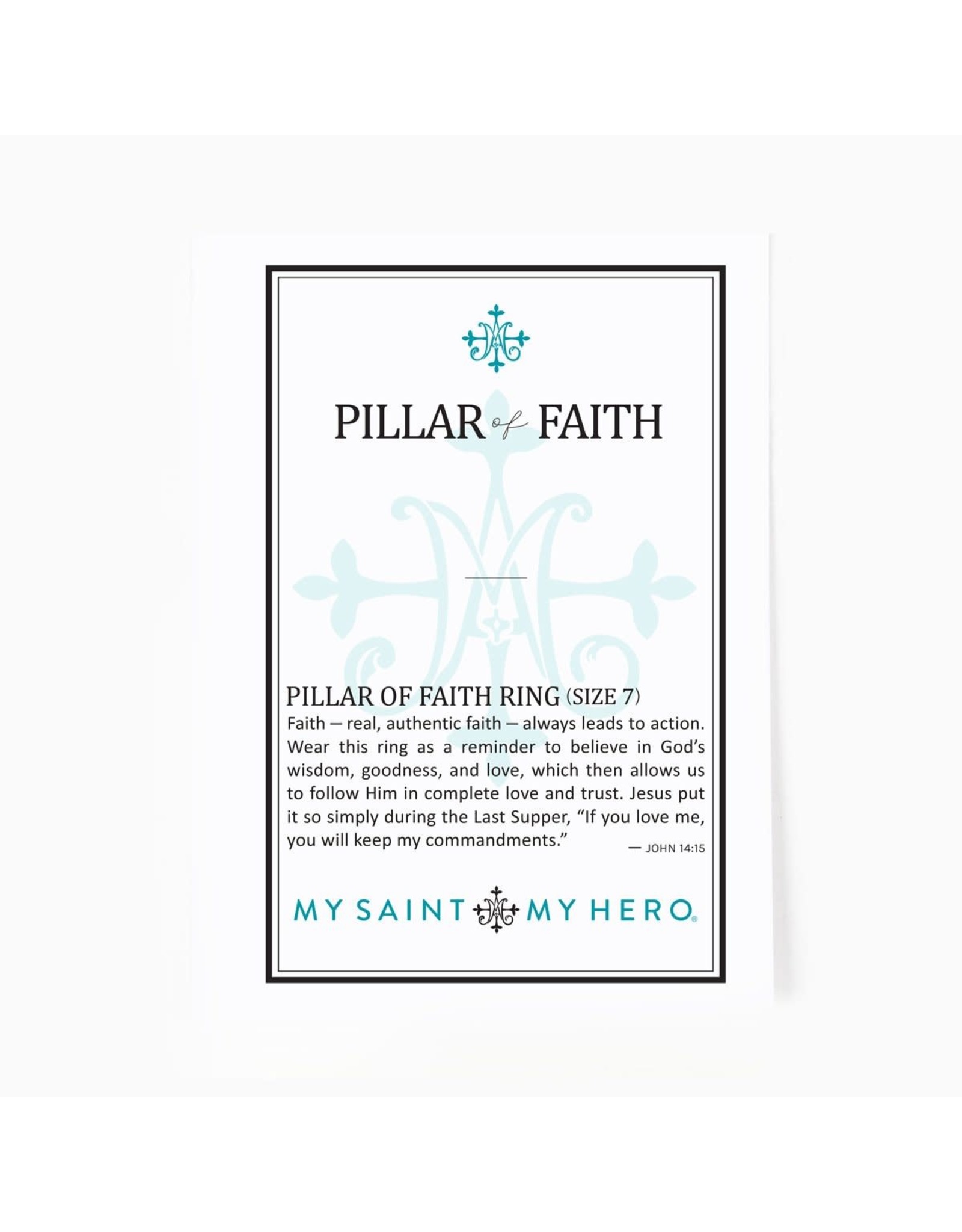 Ring - Pillar of Faith - Gold (Adjustable Size)
