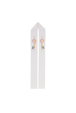 Harbro Stole (Priest) White Cross/Grapes