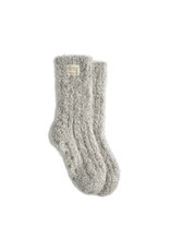 Demdaco Taupe Gray Giving Socks