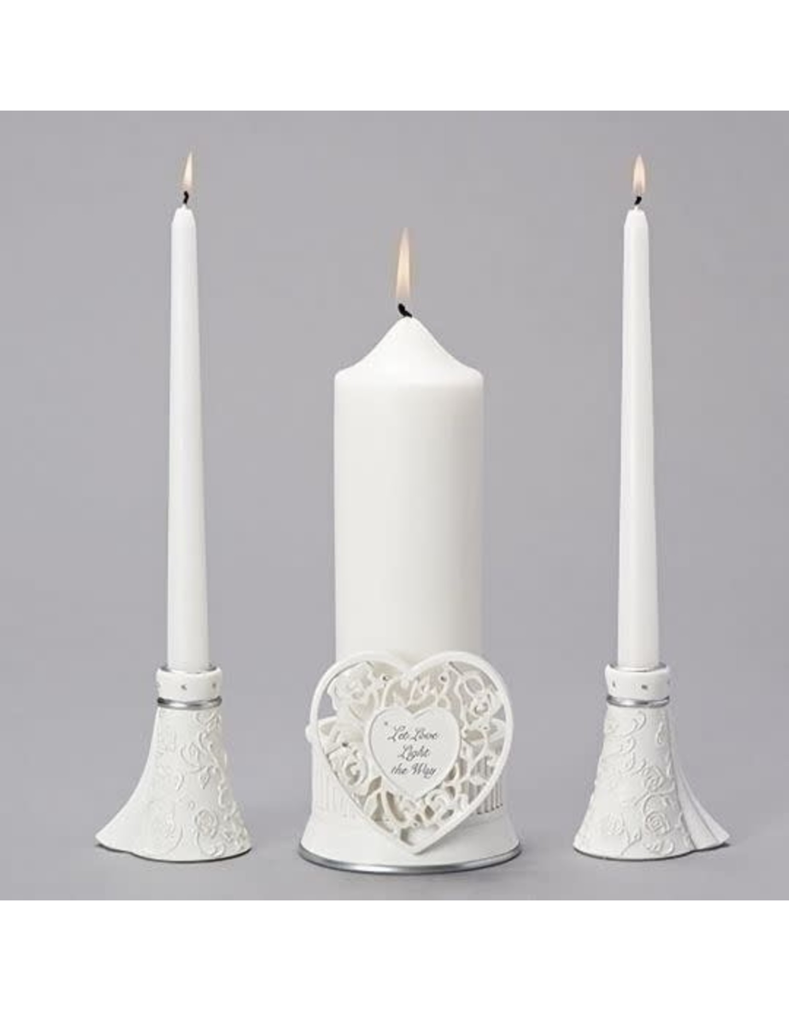 Unity Candle Holder with Candles