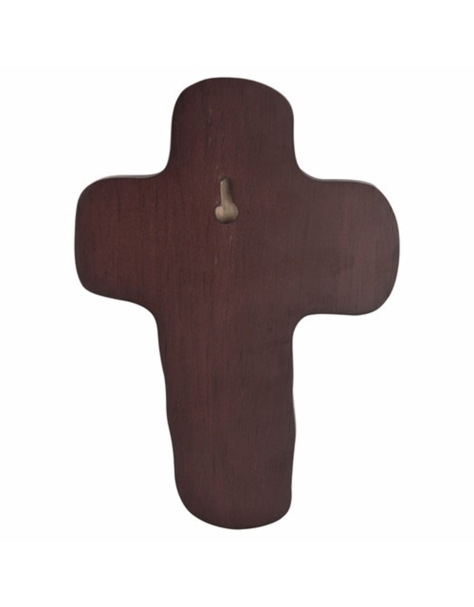 Singer 5-3/4" Cherry Wood and Resin Holy Trinity Wall Crucifix