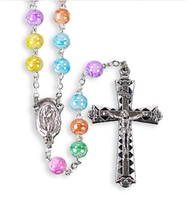 Hirten Rosary - Multi-Color Marbelized