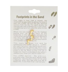 Lapel Pin - Gold Footprints