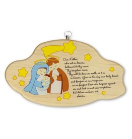 Hirten Holy Family Cloud Plaque