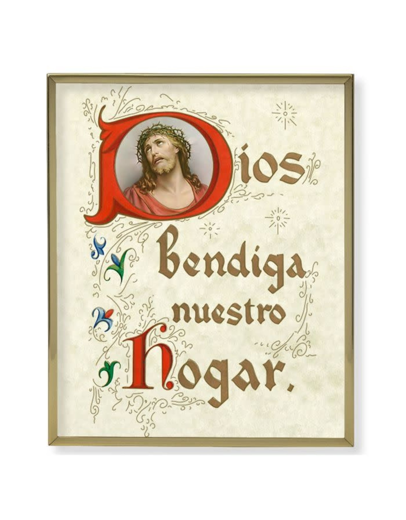 Hirten Plaque - House Blessing Spanish 8x10