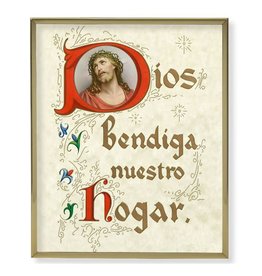 Hirten Plaque - House Blessing Spanish 8x10