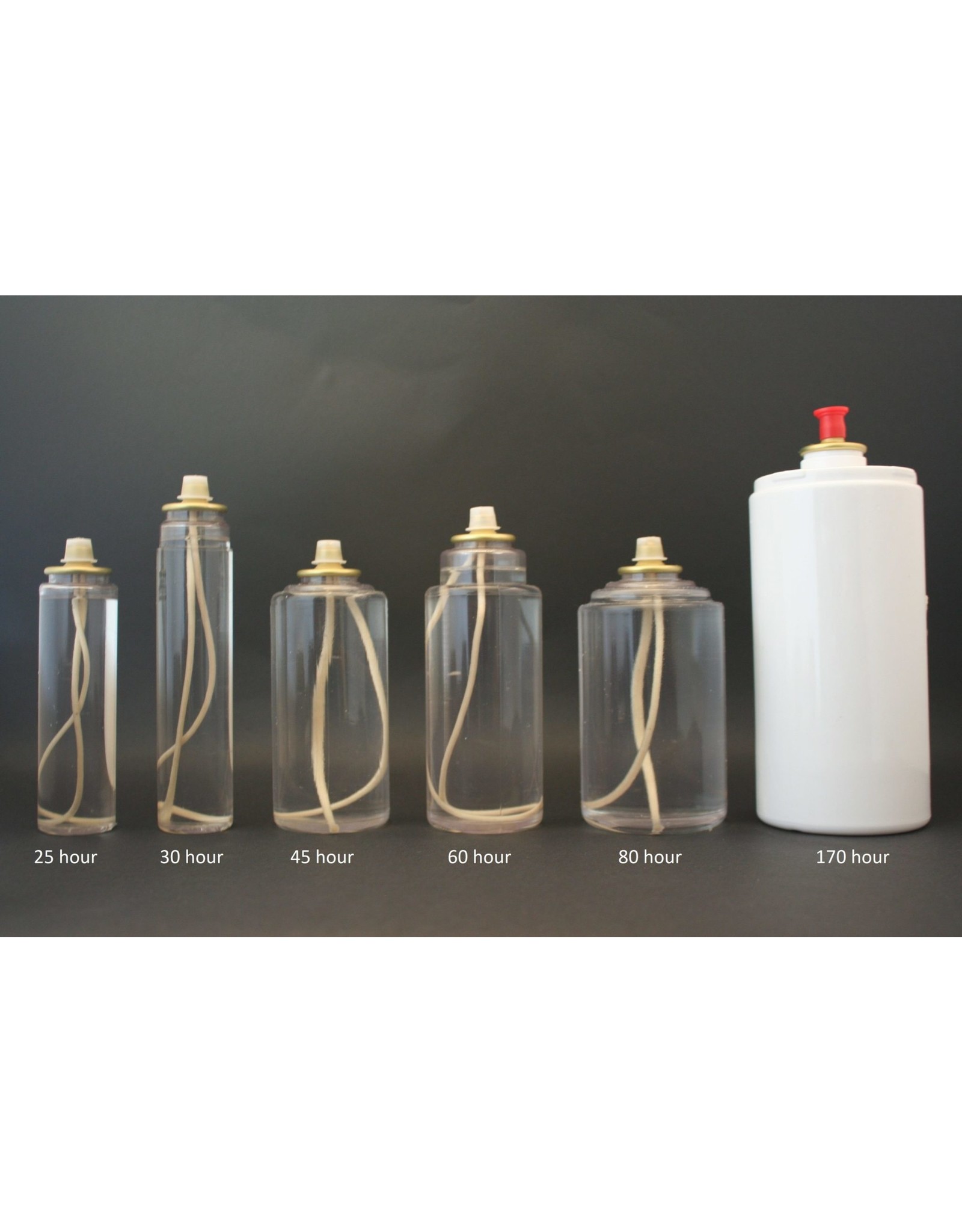 Disposable Oil Containers 80-hr (12) (Clear)
