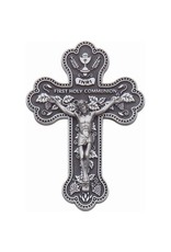 Abbey & CA Gift First Communion Crucifix 5.5" Silver