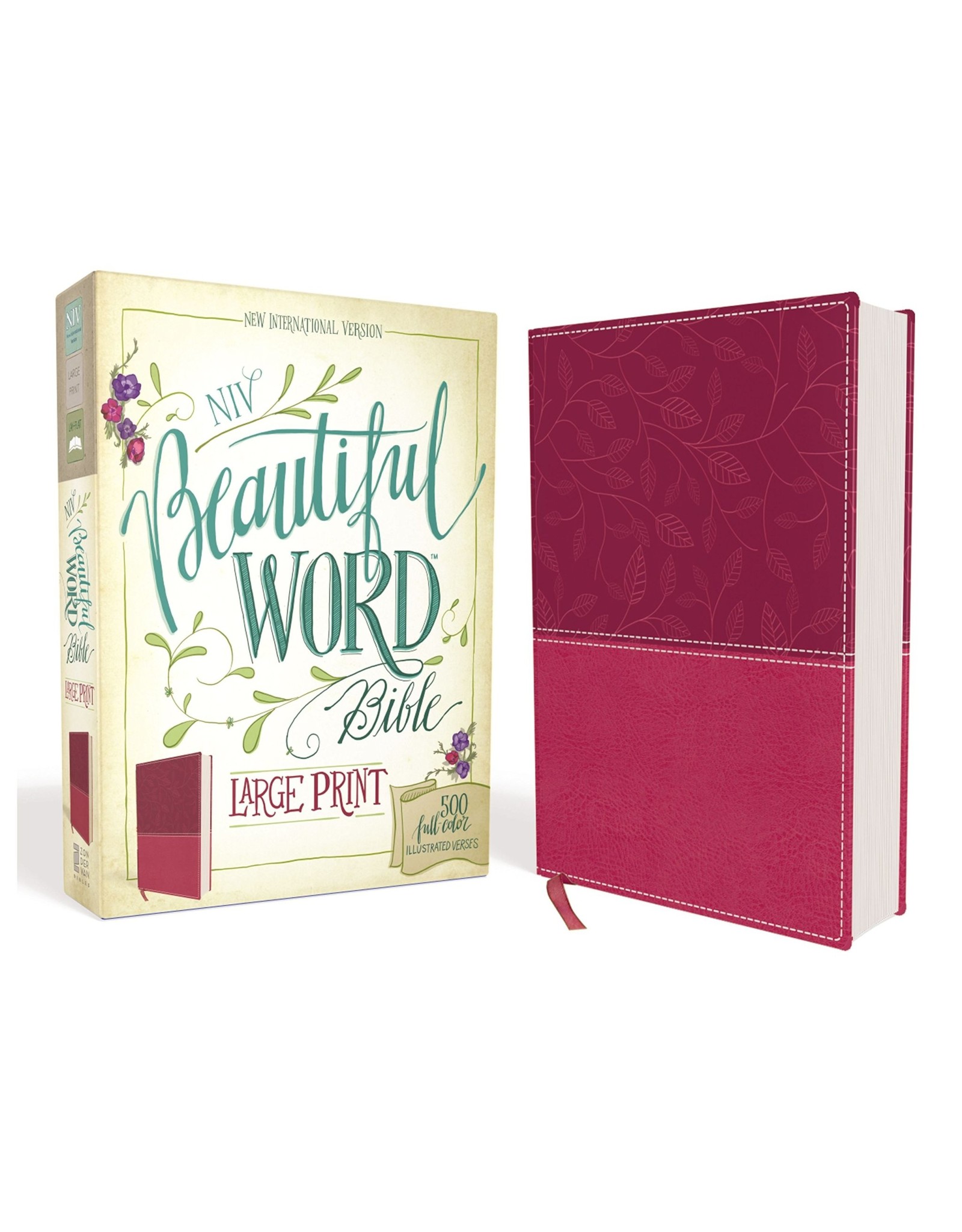 Zondervan NIV Beautiful Word Pink Large Print Bible