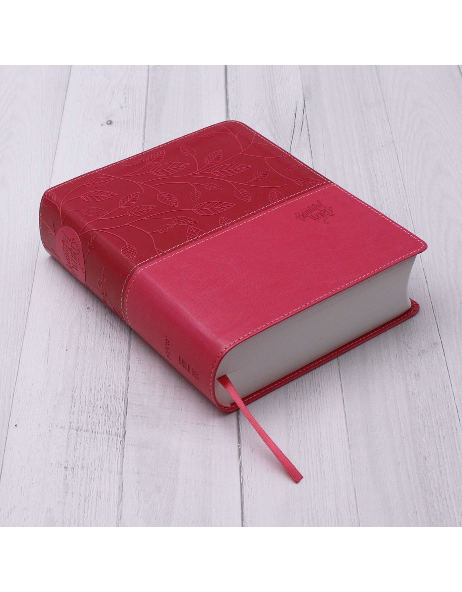 Zondervan NIV Beautiful Word Pink Large Print Bible