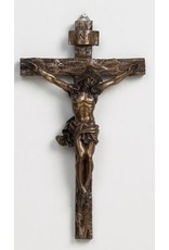 Roman Crucifix - Bronze, 9.5"