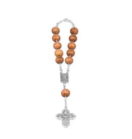 Hirten Auto Rosary - Olive Wood